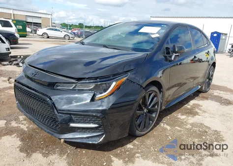 2020 Toyota Corolla Se Nightshade Edition from USA, damaged, VIN 5YFS4RCEXLP052979